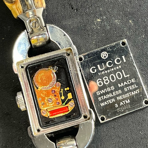 GUCCI 6800L BAMBOO BANGLE ladies watch - Picture 13 of 15